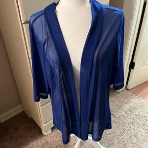 Crazy Train Sheer Kimono OS.